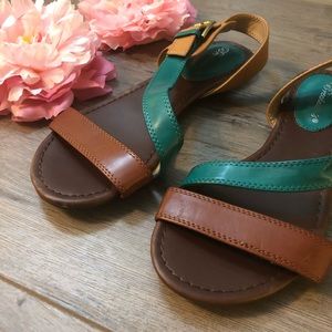 ☀️Sale! Breckelle’s Asymmetrical Sandal multi-tone